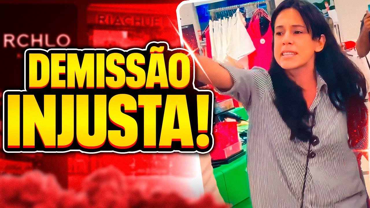 A SUPOSTA PR3CONC3ITU0S4 DA RCHLO FOI DEM1TIDA INJUSTAMENTE