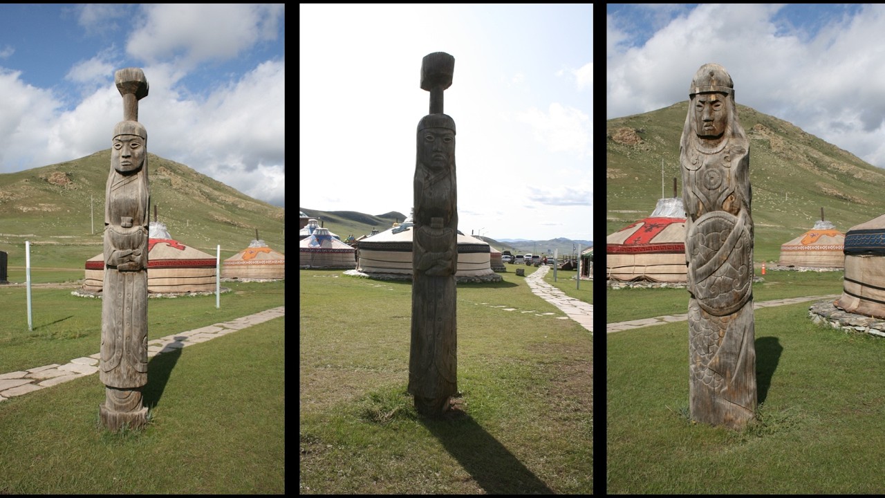 Mongolia: Chengiz Khan Palace and Yurts, Ulaanbaatar, Mongolia Part 5