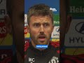 'It's where we EXPECT TO BE' 😤 Michael Carrick on #ManchesterUnited in the #UCL