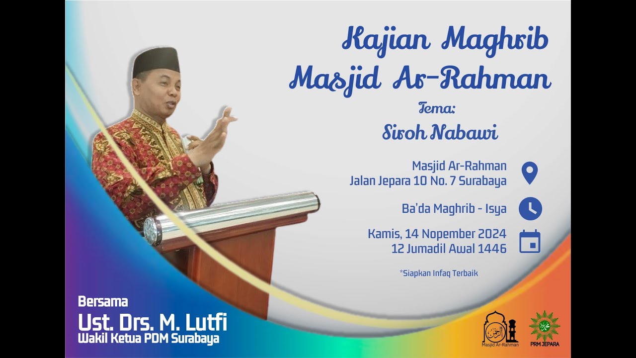 Kisah Nabi Ibrahim Oleh Ust. M. Lutfi | Kajian Masjid Oasis  Ar-Rahman
