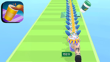 Coffee Stack ​- All Levels Gameplay Android,ios (Levels 411-414)