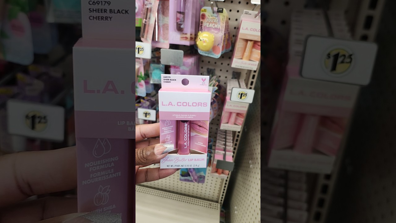 NEW AT THE DOLLAR TREE L.A. COLORS SHEER LIP BALM
