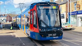 CityLink Stagecoach Sheffield Tram-Train 207 From Meadowhall To Middlewood