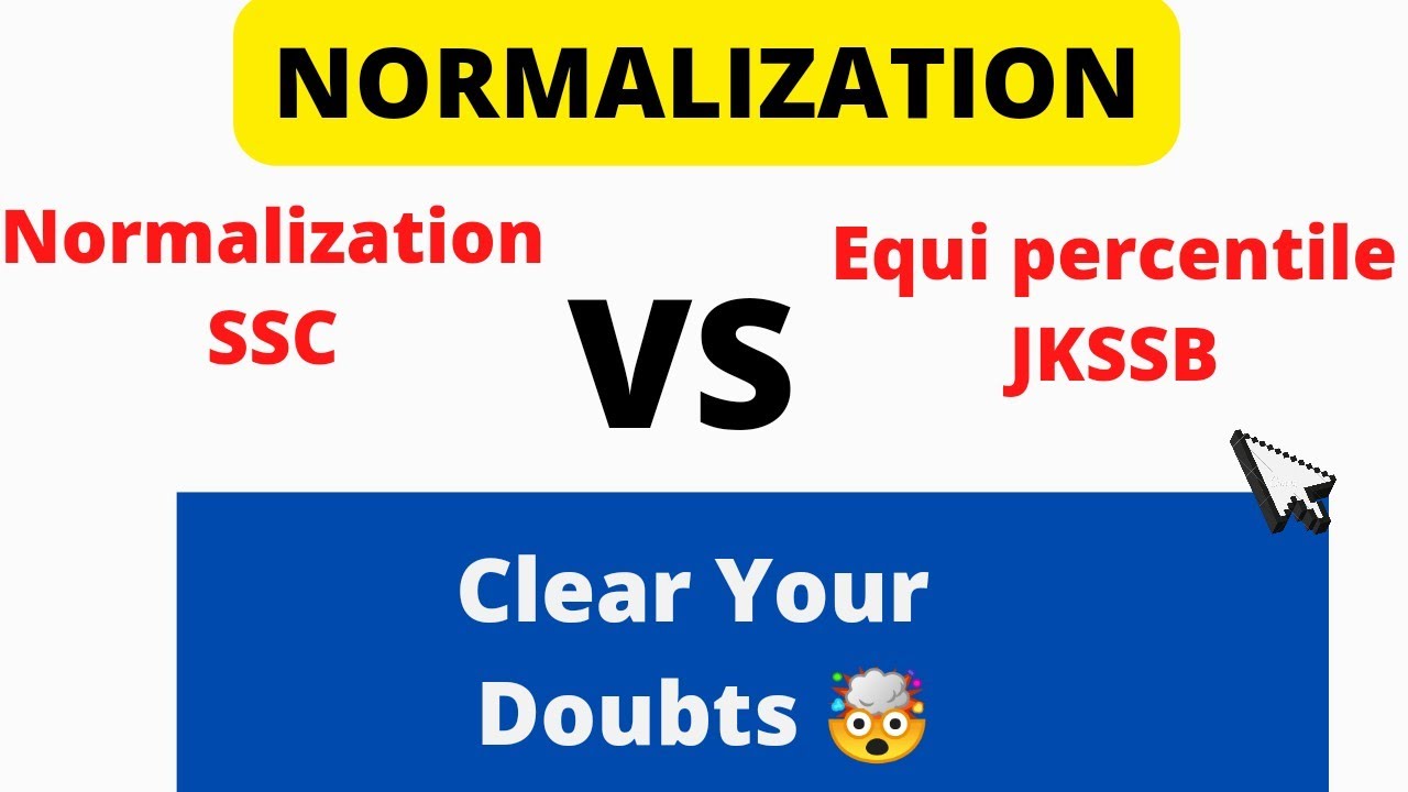 Normalization Method in Exams | Equi percentile Method | Normalization by SSC, RRB, JKSSB, IBPS