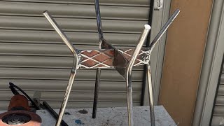 Kamp  için basit sac ayağı yapımı