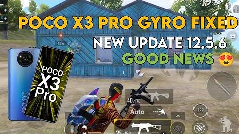 Poco x3 Pro Gyro delay fix | After new update 12.5.6 | poco x3 pro 12.5.6 update reviews