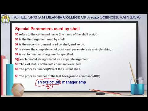 Shell Script command line1 - YouTube