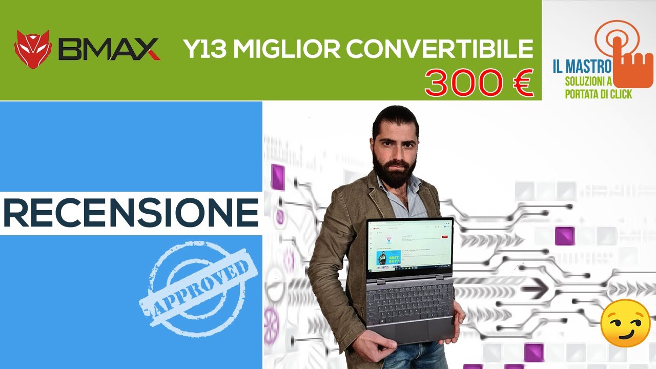 Recensione BMAX Y13 Miglior notebook economico convertibile Dad ...