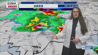 Friday Evening Forecast: Spotty storms likely this evening