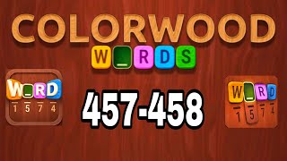 COLORWOOD WORDS Cryptogram level 457 458