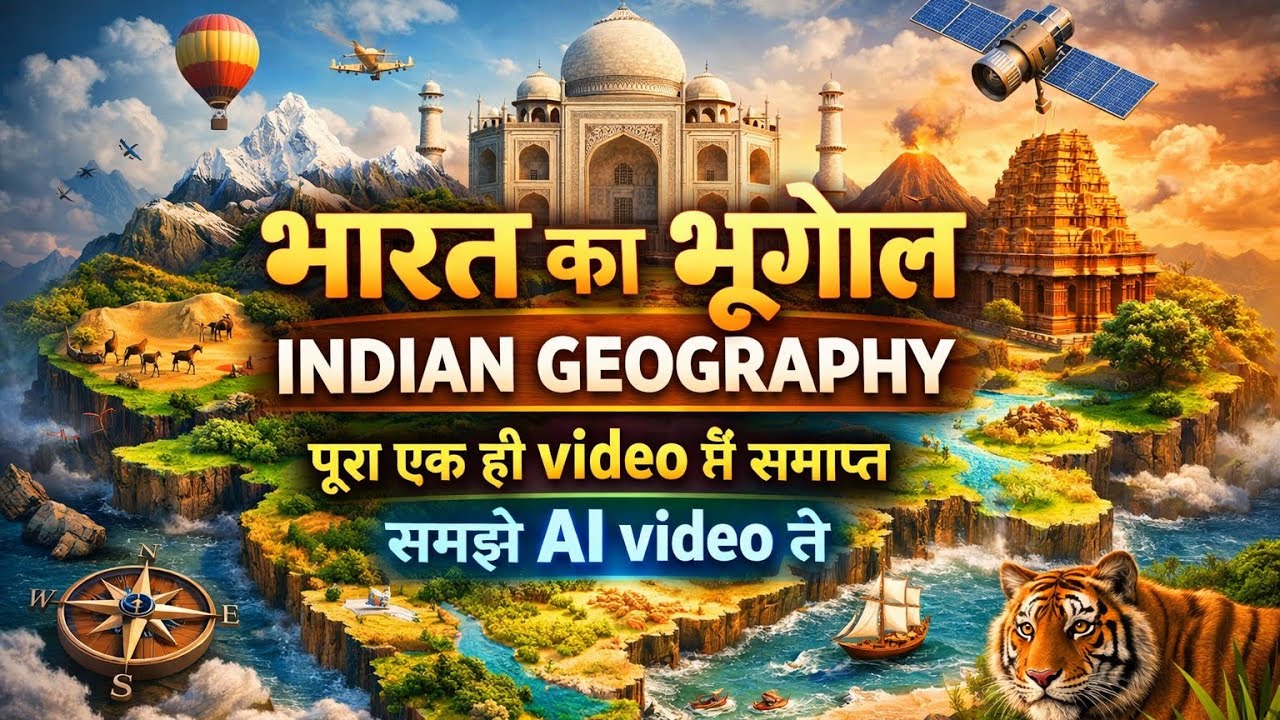 Complete indian geography|indian geography one shot video|indian geography in hindi for bpsc upsc|