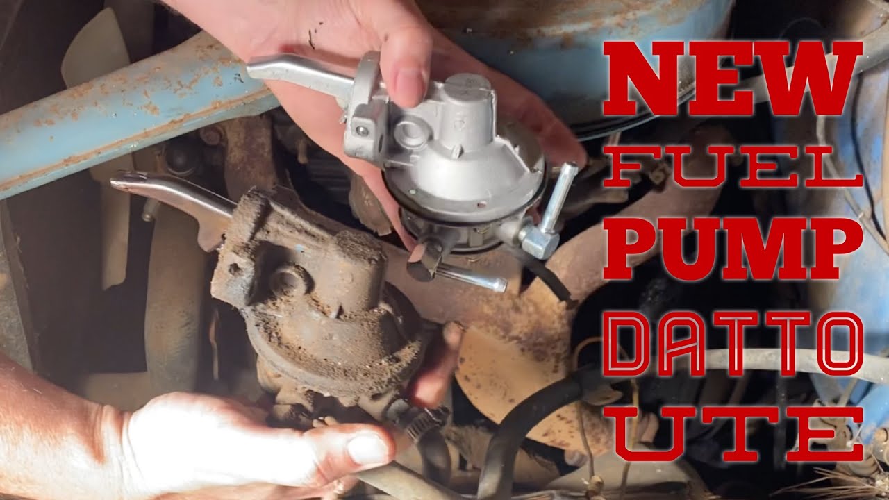 Replacing the Fuel Pump on the Datsun GN620 1500 Ute Installing a new