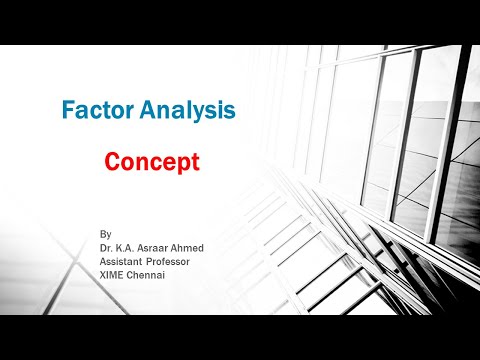 Factor Analysis Concept