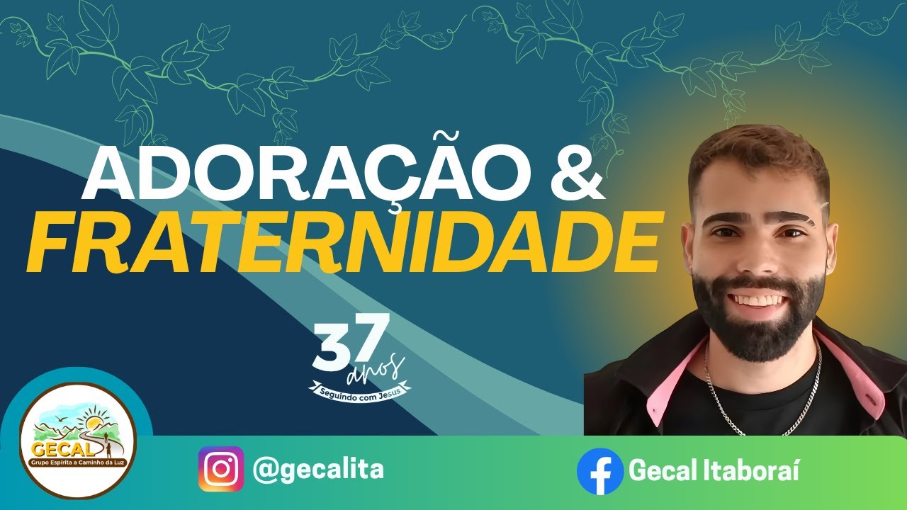 Adoração e Fraternidade | Vinícius Barbosa • LIVE NO GECAL (37 ANOS)