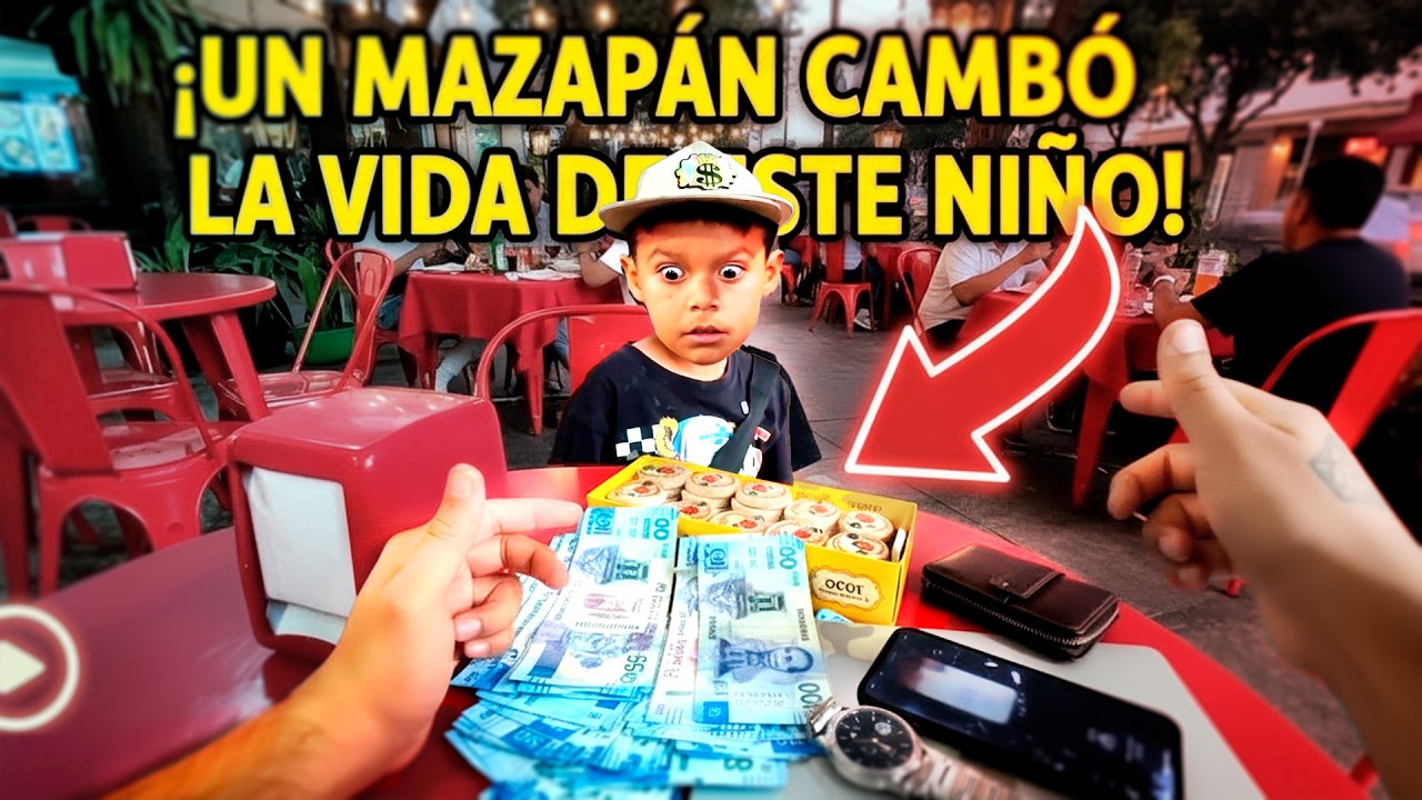 Le dí recompensa millonaria a niño vendedor de dulces por su honestidad 😭su reacción vale oro