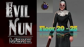 Evil Nun maze: Endless Escape Level 20 to 25 gameplay