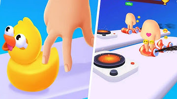 Crushy Fingers ✌🏻 All Level Gameplay Android,ios New Game