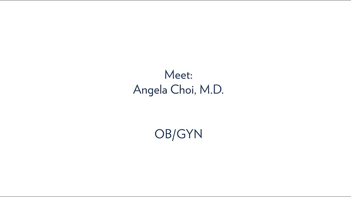 Dr. Angela Choi, OB/GYN - MUSC Health