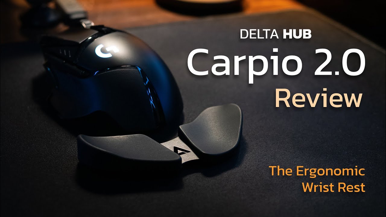 Review DeltaHub Carpio 2.0 ที่รองข้อมือ Ergonomic YouTube