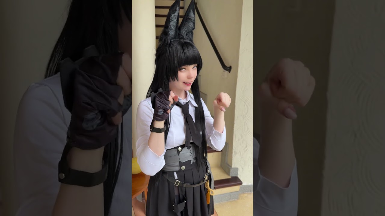 Miyabi's meow is too adorable #zzz #miyabi #miyabicosplay