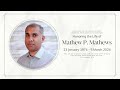 Mathew p matews sabu  50  interment service 3122024