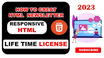 How to create a responsive html newsletter 2023 | how to create responsive html page |
