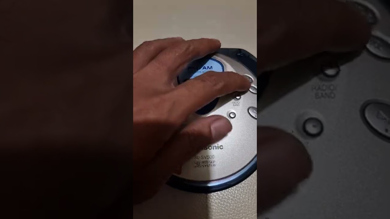 Discman Panasonic SLSV500 Portable CD Player YouTube