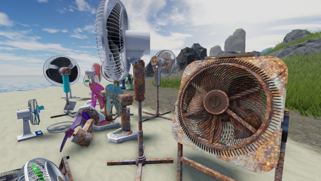 Rusty Desk Fan, Broken Stand Fan, Abandoned Wall Fans, Kipas Angin ...