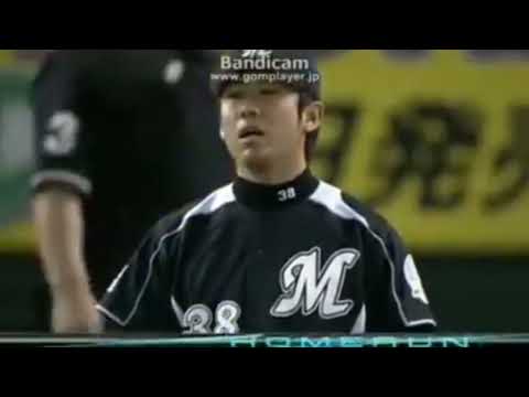 阿部慎之助 第8号逆転2ランホームラン