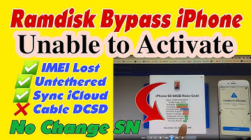[LOST IMEI] Bypass iPhone Unable to Activate | iOS 15 ~ 18 | Method Ramdisk - 08.01.2025 #vienthyhG