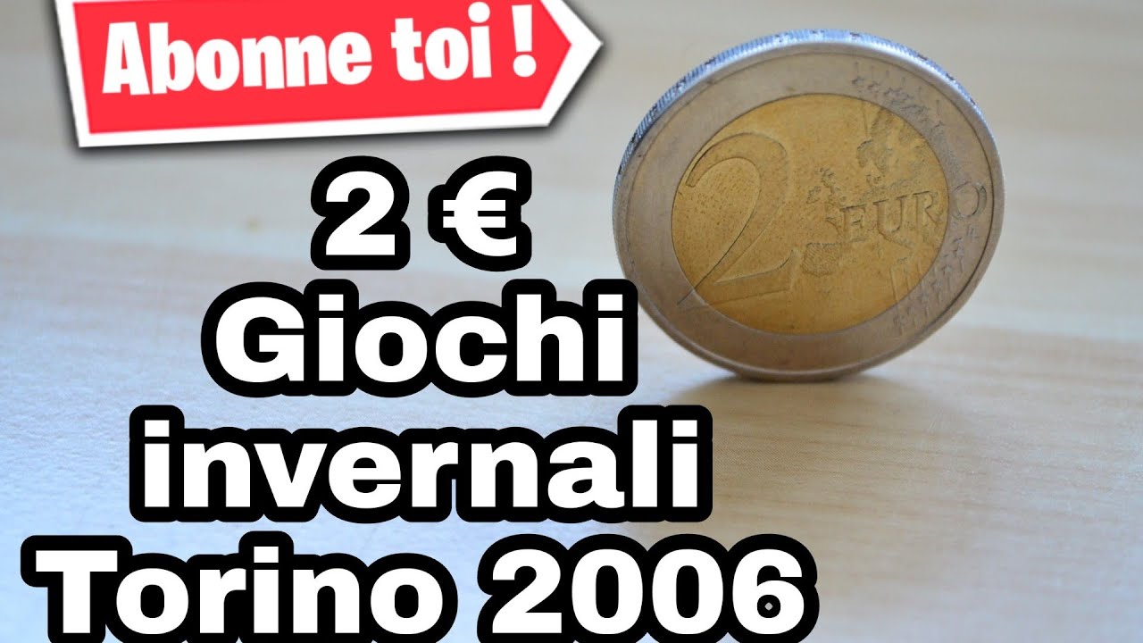 💰 2€ GIOCHI INVERNALI TORINO 2006💰 PIÈCE DE COLLECTION ARGENT 💰