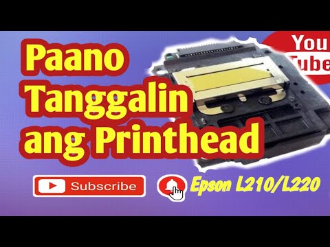 Video: Paano Alisin Ang Printhead