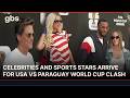 Celebrities and Sports Stars Arrive for USA vs Paraguay World Cup Clash in Los Angeles | AC13