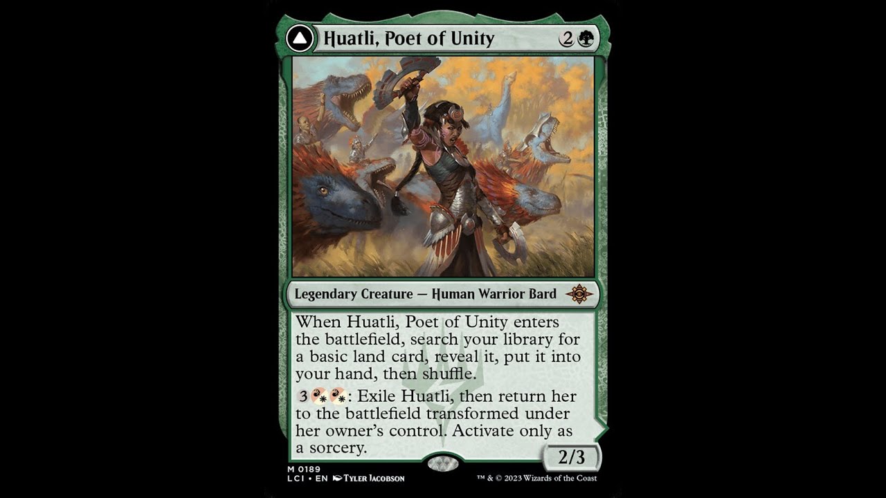 Commander Deck Tech: Naya Dinosaur Tribal with Huatli, Poet of Unity