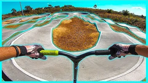 Perfect MEGA Pump Track on Scooter!