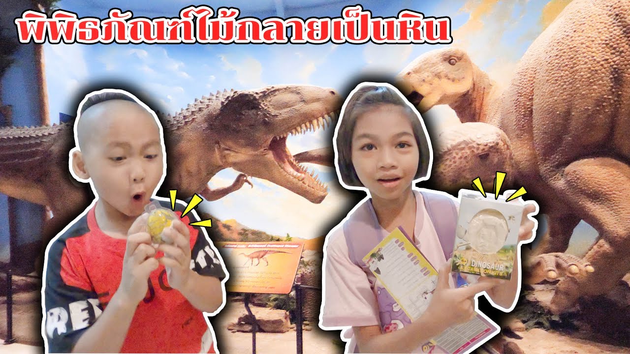 ท่องโลกไดโนเสาร์ที่พิพิธภัณฑ์ไม่กลายเป็นหิน ดูโครงกระดูกช้างดึกดำบรรพ์ | น้องโก๊ะพี่แอมป์