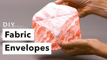 DIY Fabric Envelopes 💌