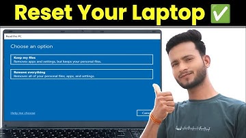 How to Reset Laptop | laptop reset kaise kare | How to format laptop | Reset windows PC