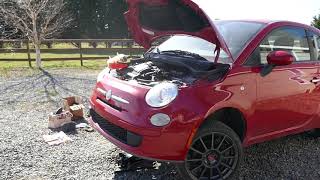 MultiAir Filter Actuator Oil Supply Replace Remove Install 2012 Fiat 500 Pop 1 4L North American