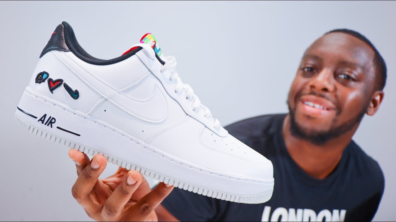 peace love swoosh nike air force 1