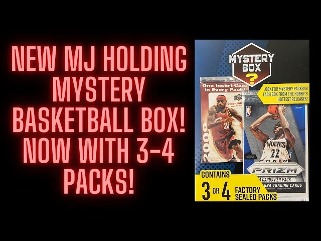 MJ Holding 2022 NBA Mystery Hanger Box - 3 or 4 Packs for sale online