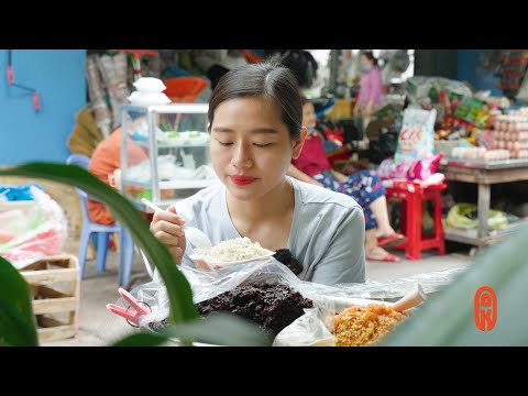 Video Đi chợ CHIM XANH và Ăn sáng Mì Gọt ở Quận 11 | ÁNH KUA - youtube