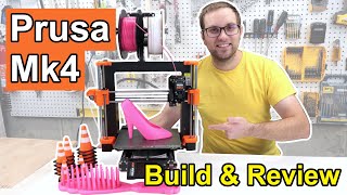 Is the Prusa Mk4 3D Printer worth it? Unboxing, assembly, and review!
