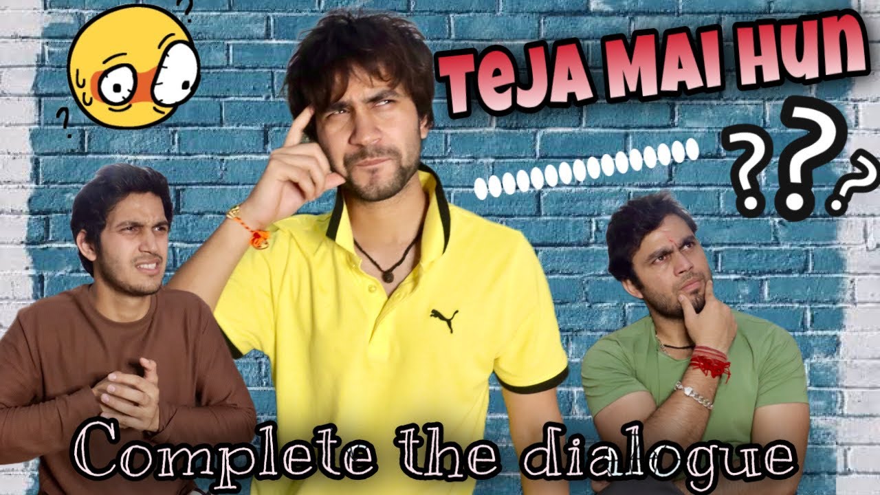 Brothers Funniest Complete The Dialogue Challenge Ft. @Rohit bamola | DAILY VLOGS |