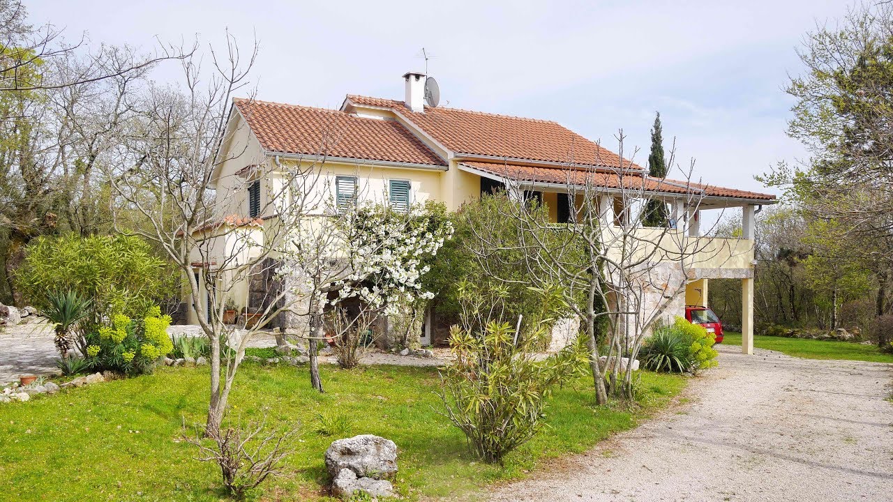 Croatia, Krk island, stone house with large infield for sale. YouTube