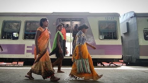 Back to Back Up & Down Advertising EMU Local Train Arrive & Departure from Balagarh platform