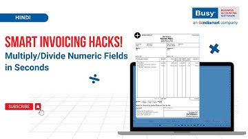 Advanced Invoice Tips! ✅ Multiply/Divide Numeric Fields in Invoice - Eliminate Manual Errors | Hindi