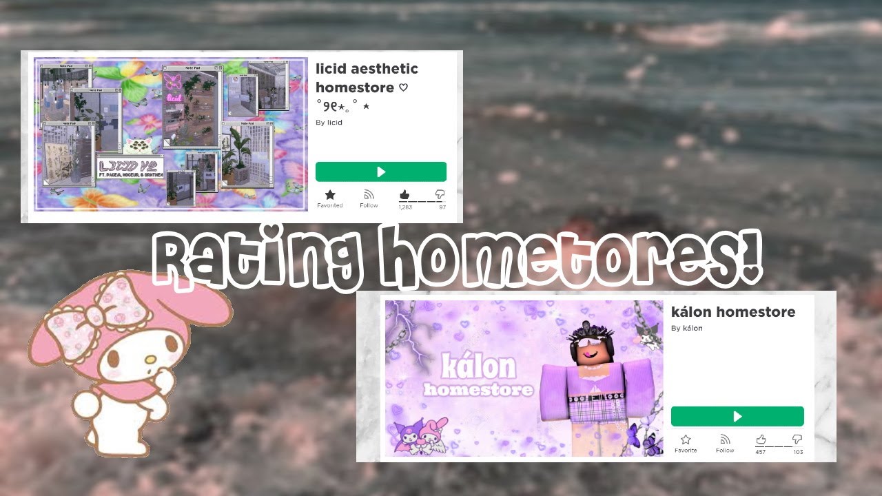 Roblox Rating Homestores Youtube - top 10 best roblox homestores