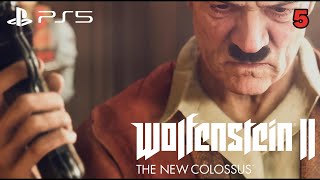 Wolfenstein II: The New Colossus Gameplay Part 6 [ Ps5 4K 60FPS HDR ] Walkthrough | No Commentary