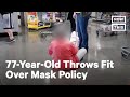 Woman Sits on Floor in Anti-Mask Temper Tantrum | NowThis